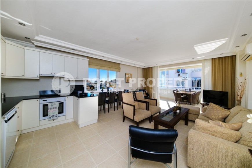 Меблированная квартира 2+1 в 700 метрах от пляжа Клеопатры, в центре Аланьи-id-6910-фото-2