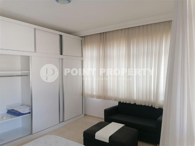 Меблированная двухуровневая квартира с видом на горы и море, в самом сердце Аланьи, в историческом районе крепости Кале-id-6920-фото-9