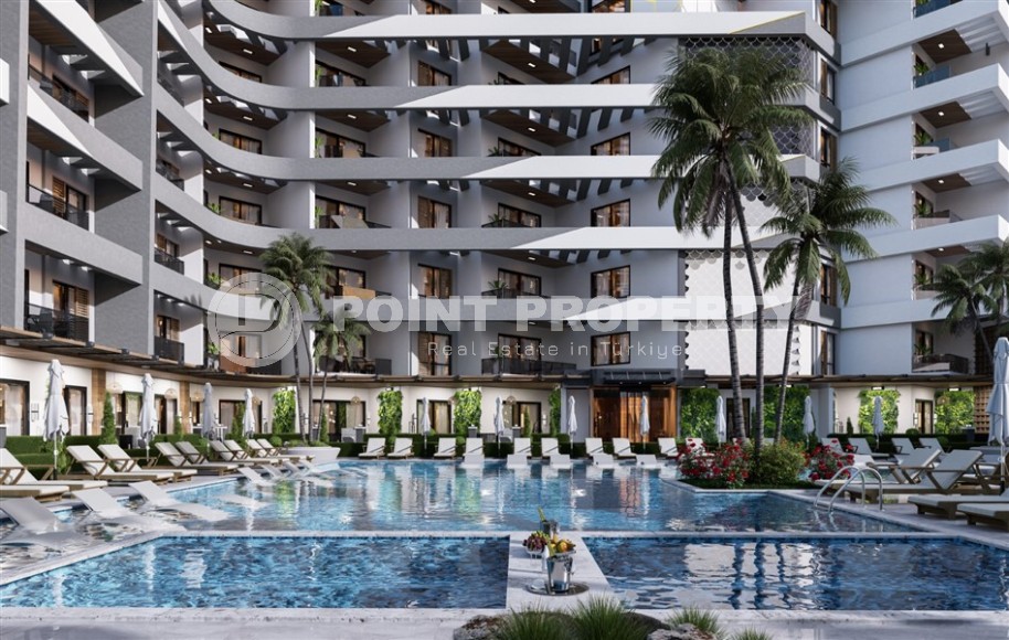 Новый инвестиционно привлекательный проект на берегу Средиземного моря - 13-этажный жилой комплекс с богатой внутренней инфраструктурой-id-6922-фото-3