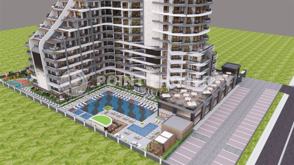 Новый инвестиционно привлекательный проект на берегу Средиземного моря - 13-этажный жилой комплекс с богатой внутренней инфраструктурой-id-6922-фото-18