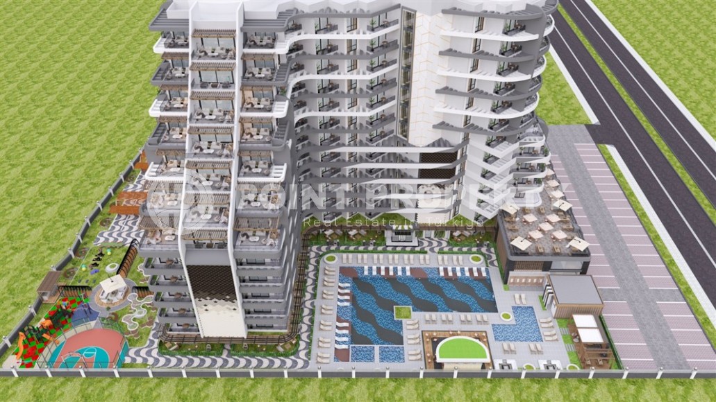 Новый инвестиционно привлекательный проект на берегу Средиземного моря - 13-этажный жилой комплекс с богатой внутренней инфраструктурой-id-6922-фото-19