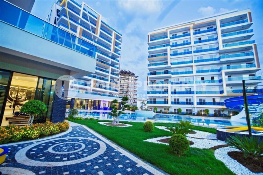 Атмосферная двухуровневая квартира с панорамным видом на море, на 9-м этаже с мансардой, в центре района Тосмур-id-6924-фото-25