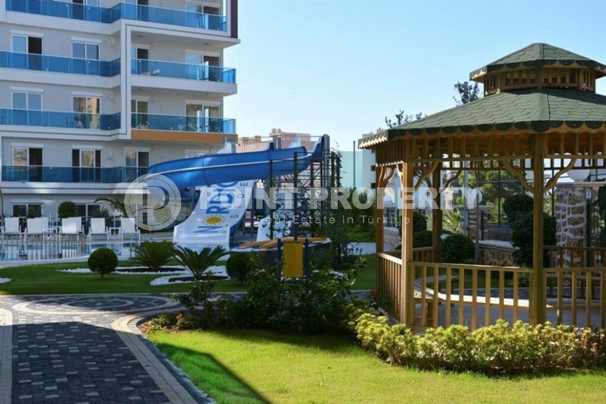 Атмосферная двухуровневая квартира с панорамным видом на море, на 9-м этаже с мансардой, в центре района Тосмур-id-6924-фото-26