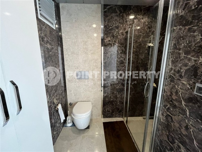 Панорамная квартира с роскошным видом на море, в 50 метрах от пляжа, в центре района Кестель-id-6929-фото-8