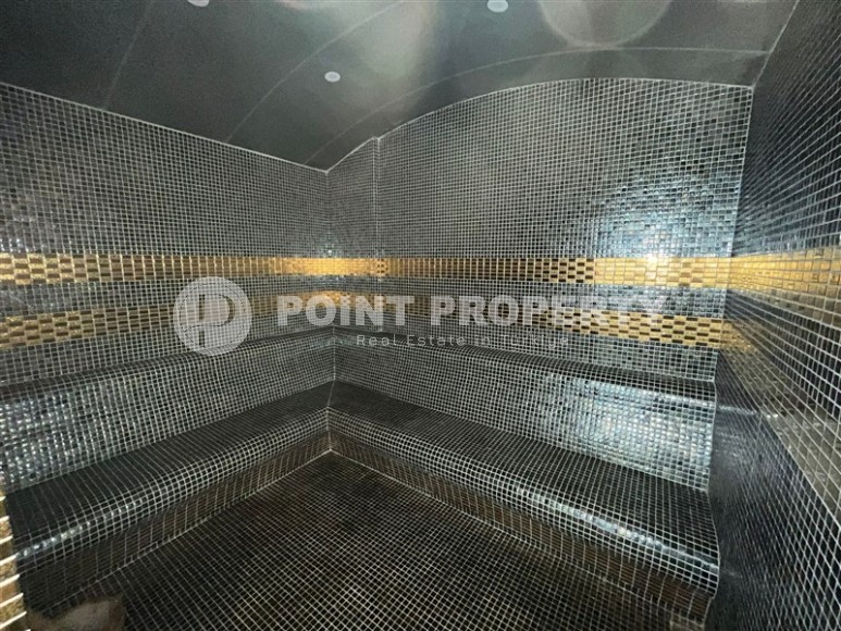 Панорамная квартира с роскошным видом на море, в 50 метрах от пляжа, в центре района Кестель-id-6929-фото-19