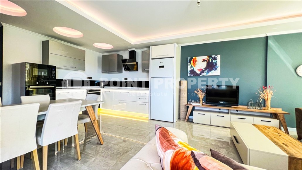 Modern, comfortable apartment 3+1 one kilometer from the sea, in the center of the Nizhnyaya Oba district-id-6934-photo-2