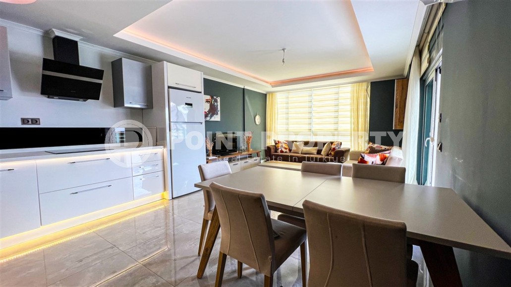 Modern, comfortable apartment 3+1 one kilometer from the sea, in the center of the Nizhnyaya Oba district-id-6934-photo-3