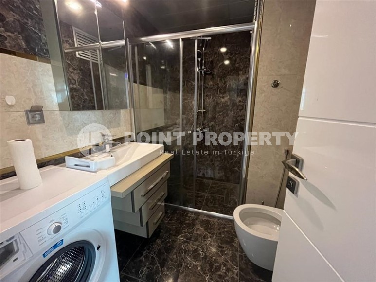 Готовая к проживанию квартира 2+1, общей площадью 110 м2, в 50 метрах от пляжа, в центре престижного района Аланьи - Кестель-id-6937-фото-7