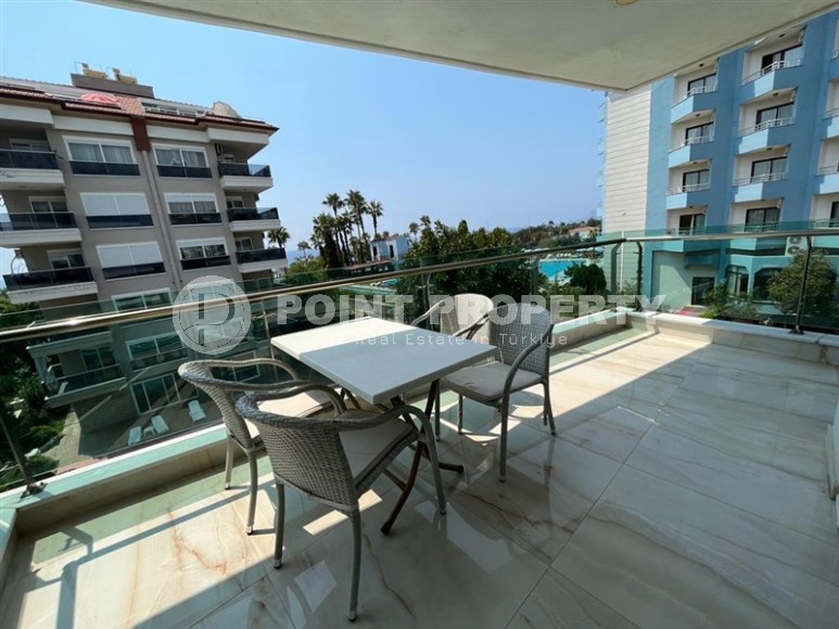 Готовая к проживанию квартира 2+1, общей площадью 110 м2, в 50 метрах от пляжа, в центре престижного района Аланьи - Кестель-id-6937-фото-9