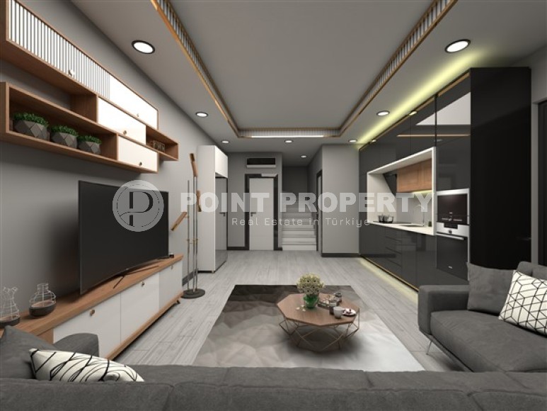 Новая квартира в жилом комплексе на завершающем этапе строительства, в живописном районе Аланьи - Авсаллар-id-6938-фото-4