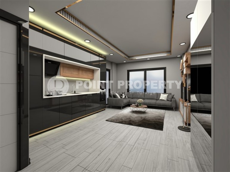 Новая квартира в жилом комплексе на завершающем этапе строительства, в живописном районе Аланьи - Авсаллар-id-6938-фото-5