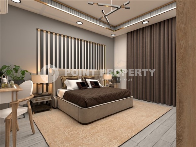 Новая квартира в жилом комплексе на завершающем этапе строительства, в живописном районе Аланьи - Авсаллар-id-6938-фото-6