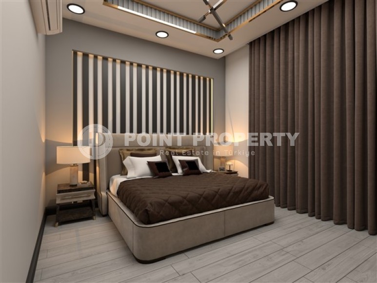 Новая квартира в жилом комплексе на завершающем этапе строительства, в живописном районе Аланьи - Авсаллар-id-6938-фото-7