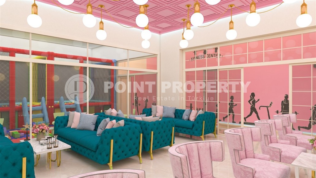 Квартира в жилом комплексе на финальном этапе строительства в 500 метрах от моря, в современном районе Аланьи - Махмутлар-id-6944-фото-9