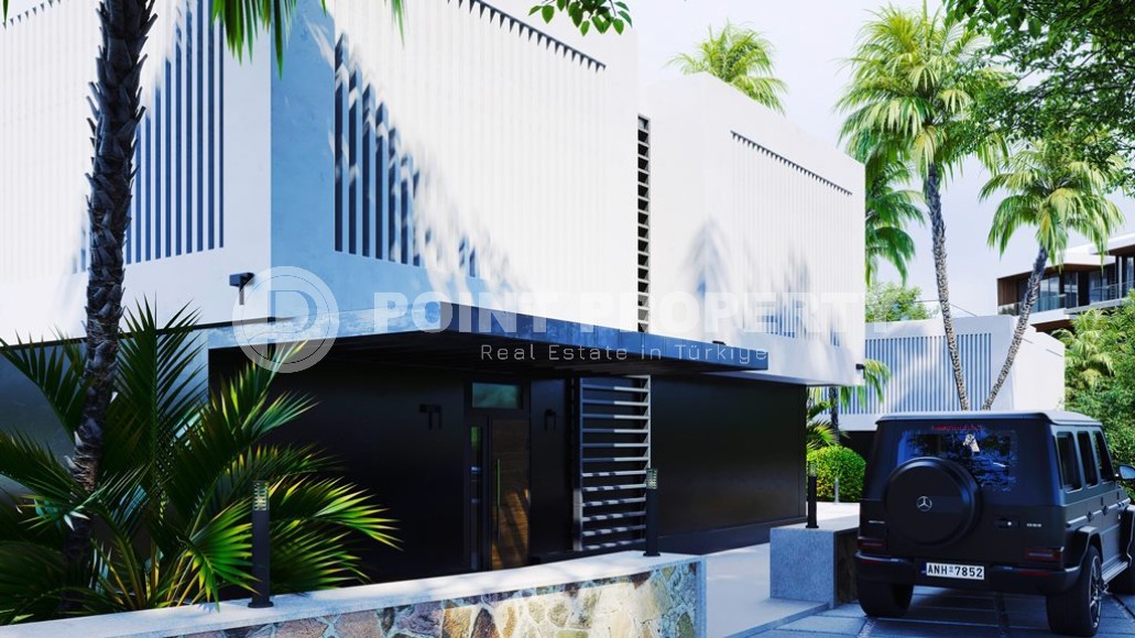 Новая двухэтажная вилла с бассейном и садом в живописном, престижном районе Аланьи - Бекташ-id-6947-фото-10