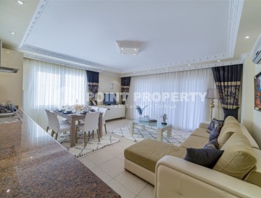 Благоустроенная квартира 2+1, общей площадью 110 м2, на 4-м этаже в центре спокойного района Аланьи - Тосмур-id-6948-фото-1