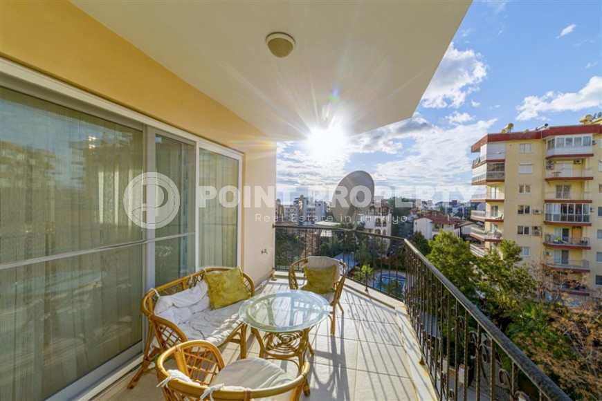 Благоустроенная квартира 2+1, общей площадью 110 м2, на 4-м этаже в центре спокойного района Аланьи - Тосмур-id-6948-фото-11