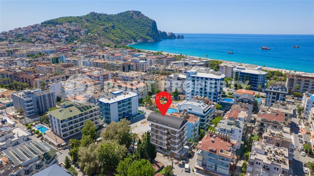 Компактная квартира 1+1 в 250 метрах от знаменитого пляжа Клеопатры, в центре Аланьи-id-6961-фото-7