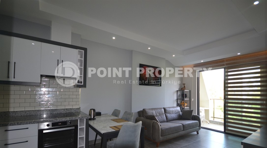 Готовая к проживанию квартира с мебелью и бытовой техникой, в зеленом, экологически чистом районе Аланьи - Авсаллар-id-6973-фото-4