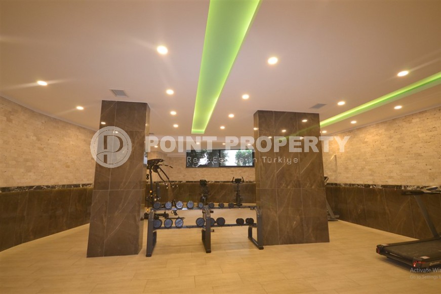 Готовая к проживанию квартира с мебелью и бытовой техникой, в зеленом, экологически чистом районе Аланьи - Авсаллар-id-6973-фото-9