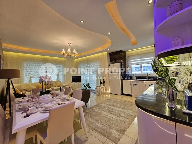 Стильная квартира с дизайнерским ремонтом в 300 метрах от пляжа, в районе Махмутлар-id-6974-фото-2