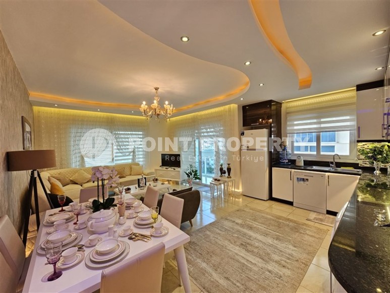 Стильная квартира с дизайнерским ремонтом в 300 метрах от пляжа, в районе Махмутлар-id-6974-фото-3