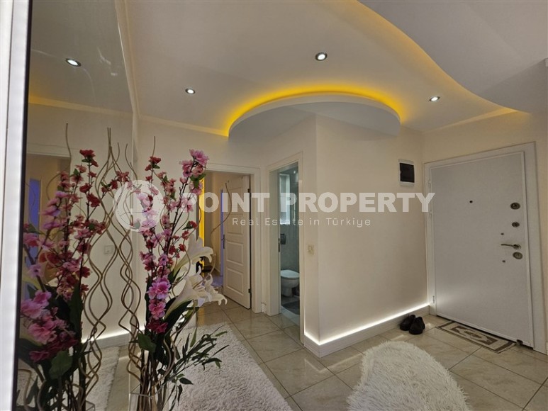 Стильная квартира с дизайнерским ремонтом в 300 метрах от пляжа, в районе Махмутлар-id-6974-фото-9