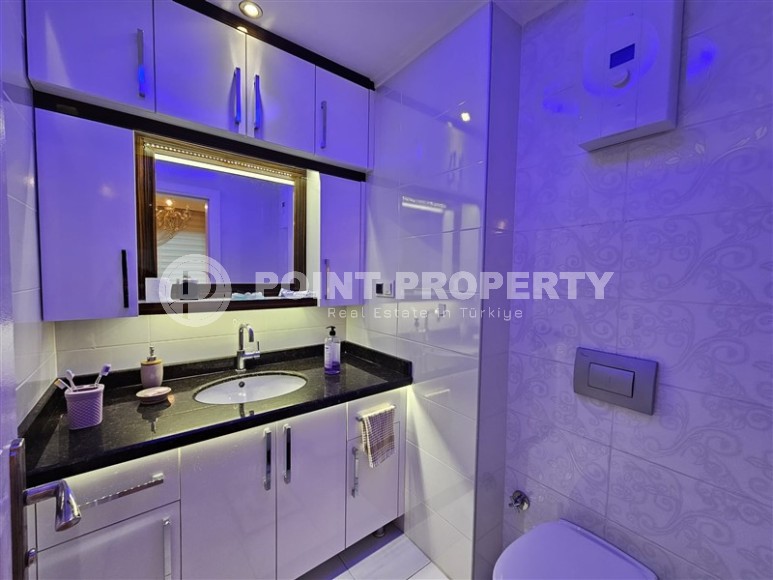 Стильная квартира с дизайнерским ремонтом в 300 метрах от пляжа, в районе Махмутлар-id-6974-фото-11