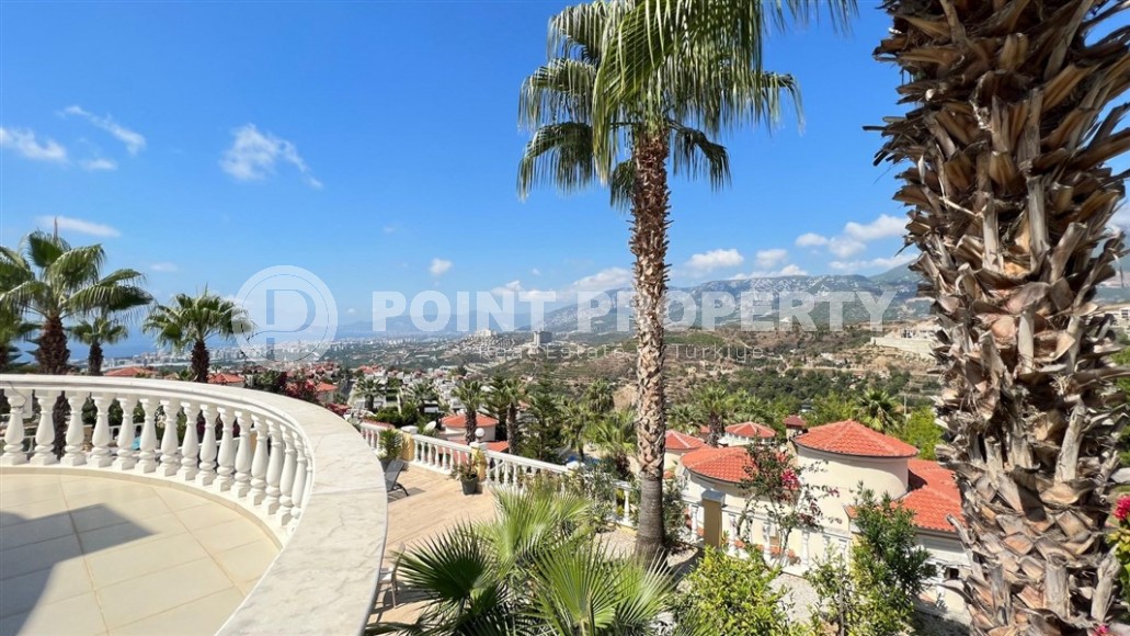 Panoramic villa with sea and mountain views in a picturesque, ecologically clean area of Alanya - Kargicak-id-6975-photo-20