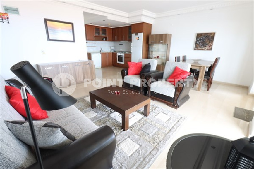 Квартира 2+1, 130м², с видом на море в районе Алании Каргыджак, в 1000м от Средиземного моря-id-1545-фото-2