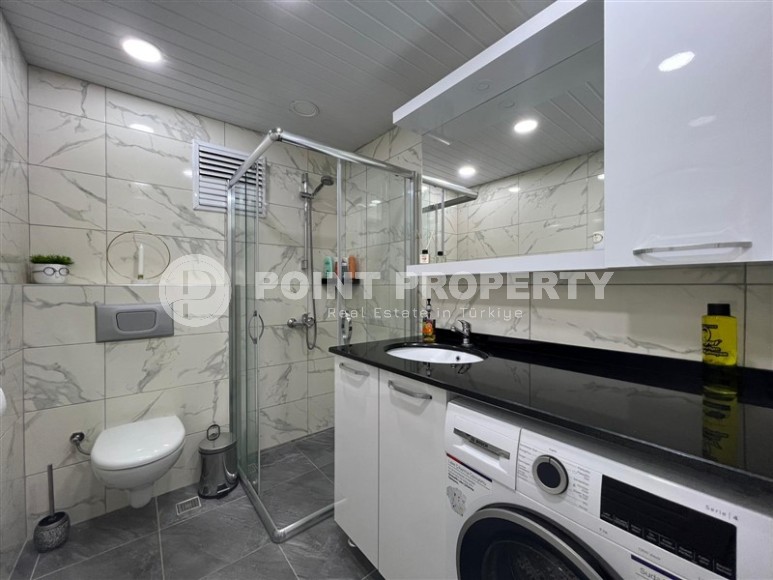 Комфортабельная квартира с новым ремонтом и современным дизайном, в 250 метрах от моря, в центре района Оба-id-6992-фото-8