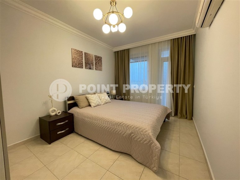 Просторная квартира с новым ремонтом и современным дизайном, в 150 метрах от моря, в центре района Тосмур-id-6995-фото-6