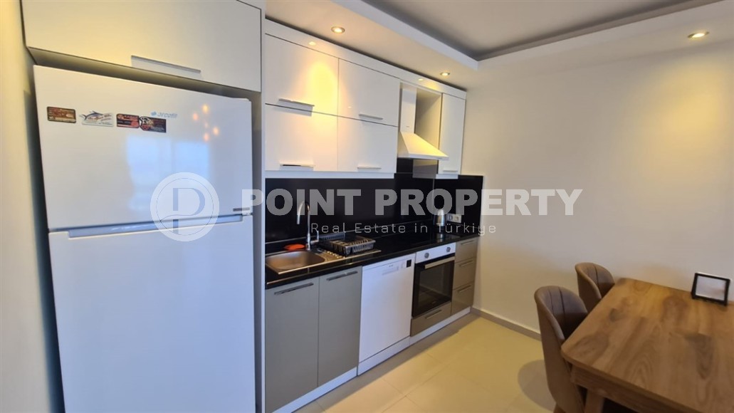 Панорамная квартира с видом на море на 11-м этаже, в современном районе Аланьи - Махмутлар-id-6996-фото-4