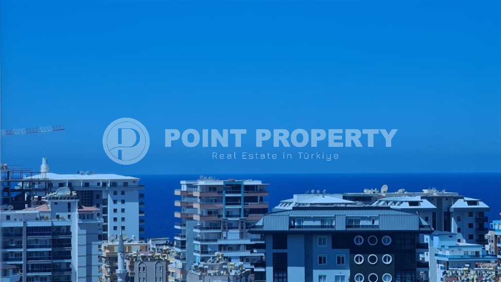 Панорамная квартира с видом на море на 11-м этаже, в современном районе Аланьи - Махмутлар-id-6996-фото-10