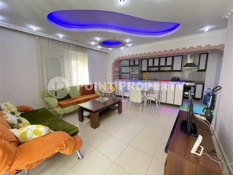 Просторная квартира с двумя спальными комнатами, в 150 метрах от знаменитого пляжа Клеопатры-id-6997-фото-1