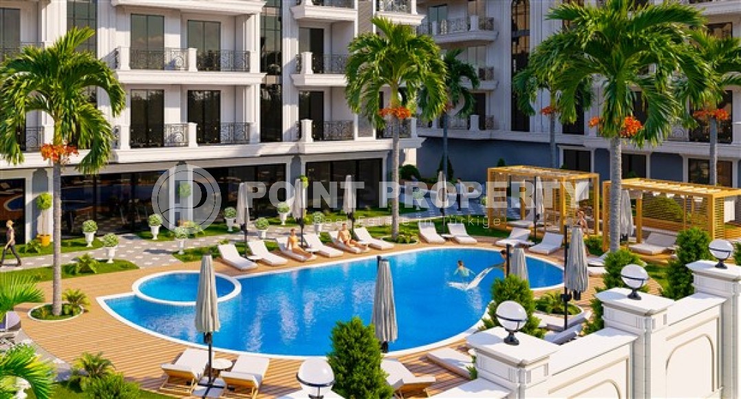 Compact new apartment in a residential complex at the final stage of construction, in a prestigious area of Alanya - Upper Oba-id-7007-photo-8
