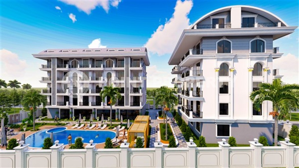 Compact new apartment in a residential complex at the final stage of construction, in a prestigious area of Alanya - Upper Oba-id-7007-photo-13