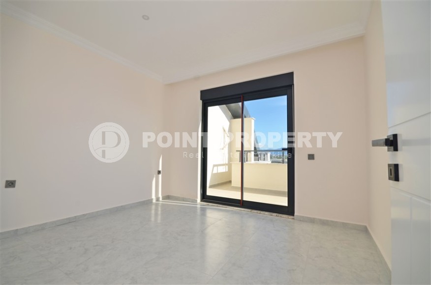 Двухуровневая квартира 2+1, общей площадью 98 м2, на 9-м этаже с мансардой, в живописном районе Аланьи - Авсаллар-id-7011-фото-4