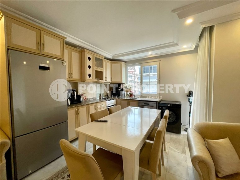 Благоустроенная квартира с мебелью и бытовой техникой в популярном районе Аланьи - Нижняя Оба-id-7015-фото-2