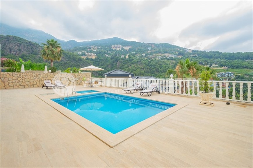 Three-storey villa with panoramic views of the sea and Mount Kale, in the prestigious area of Alanya - Bektas-id-7019-photo-30