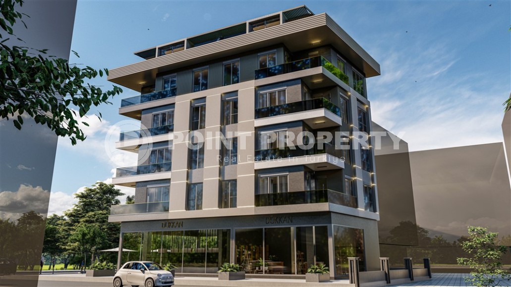 Linear and duplex apartments in a residence under construction, 750 meters from the sea-id-7021-photo-1