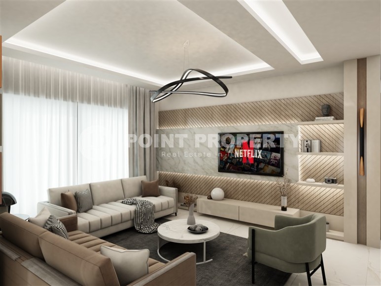 Linear and duplex apartments in a residence under construction, 750 meters from the sea-id-7021-photo-2