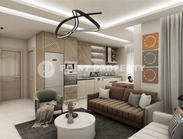 Линейные и двухуровневые апартаменты в резиденции на этапе строительства, в 750 метрах от моря-id-7021-фото-3