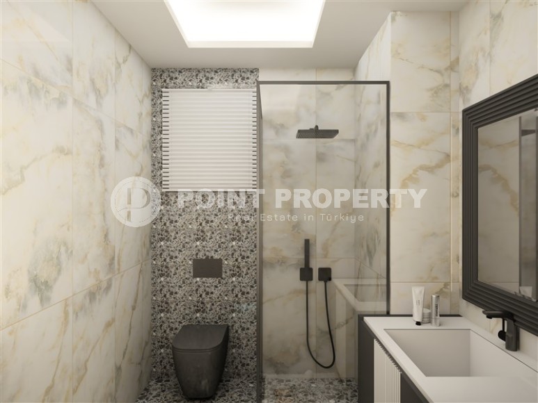 Линейные и двухуровневые апартаменты в резиденции на этапе строительства, в 750 метрах от моря-id-7021-фото-8