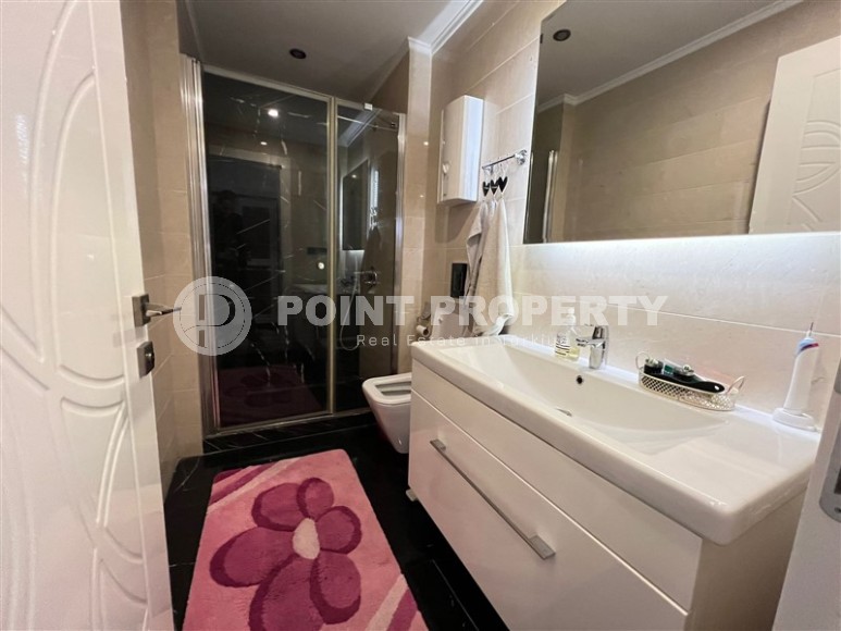 Современная квартира 2+1 с видом на море, в престижном районе Аланьи - Хасбахче-id-7023-фото-12