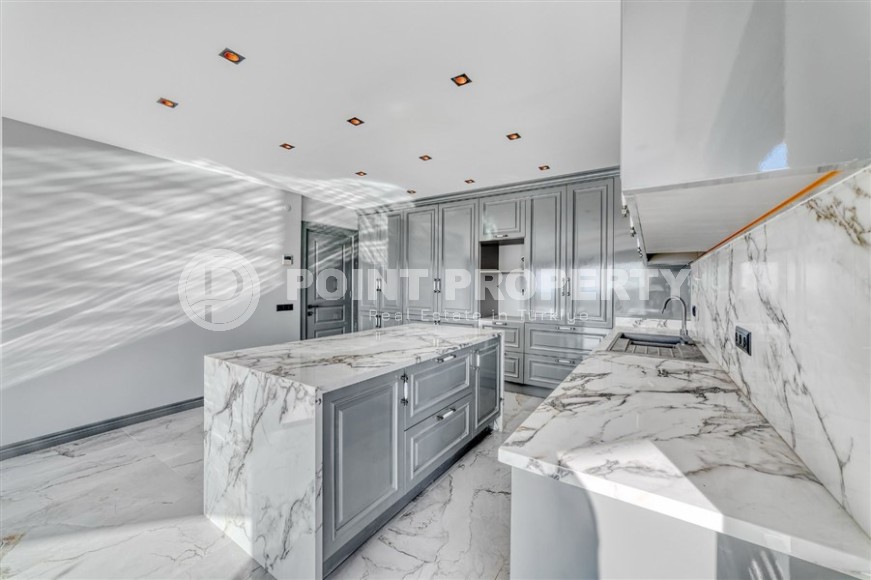 Элитные виллы с панорамным видом на море в спокойном, экологически чистом районе Аланьи - Джикджилли-id-7025-фото-7