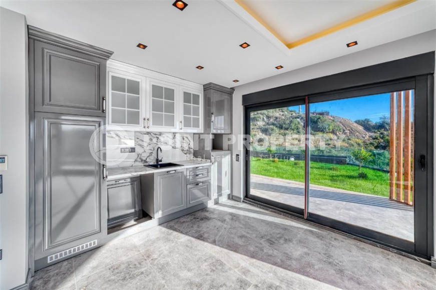 Элитные виллы с панорамным видом на море в спокойном, экологически чистом районе Аланьи - Джикджилли-id-7025-фото-8