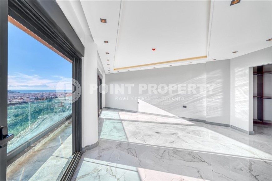 Элитные виллы с панорамным видом на море в спокойном, экологически чистом районе Аланьи - Джикджилли-id-7025-фото-10