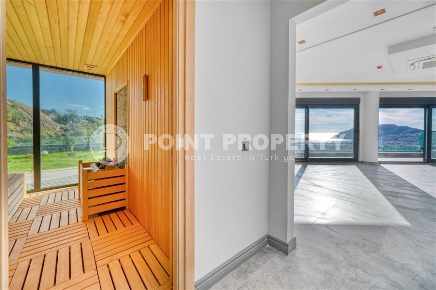 Элитные виллы с панорамным видом на море в спокойном, экологически чистом районе Аланьи - Джикджилли-id-7025-фото-13