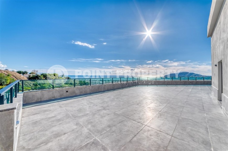 Элитные виллы с панорамным видом на море в спокойном, экологически чистом районе Аланьи - Джикджилли-id-7025-фото-18